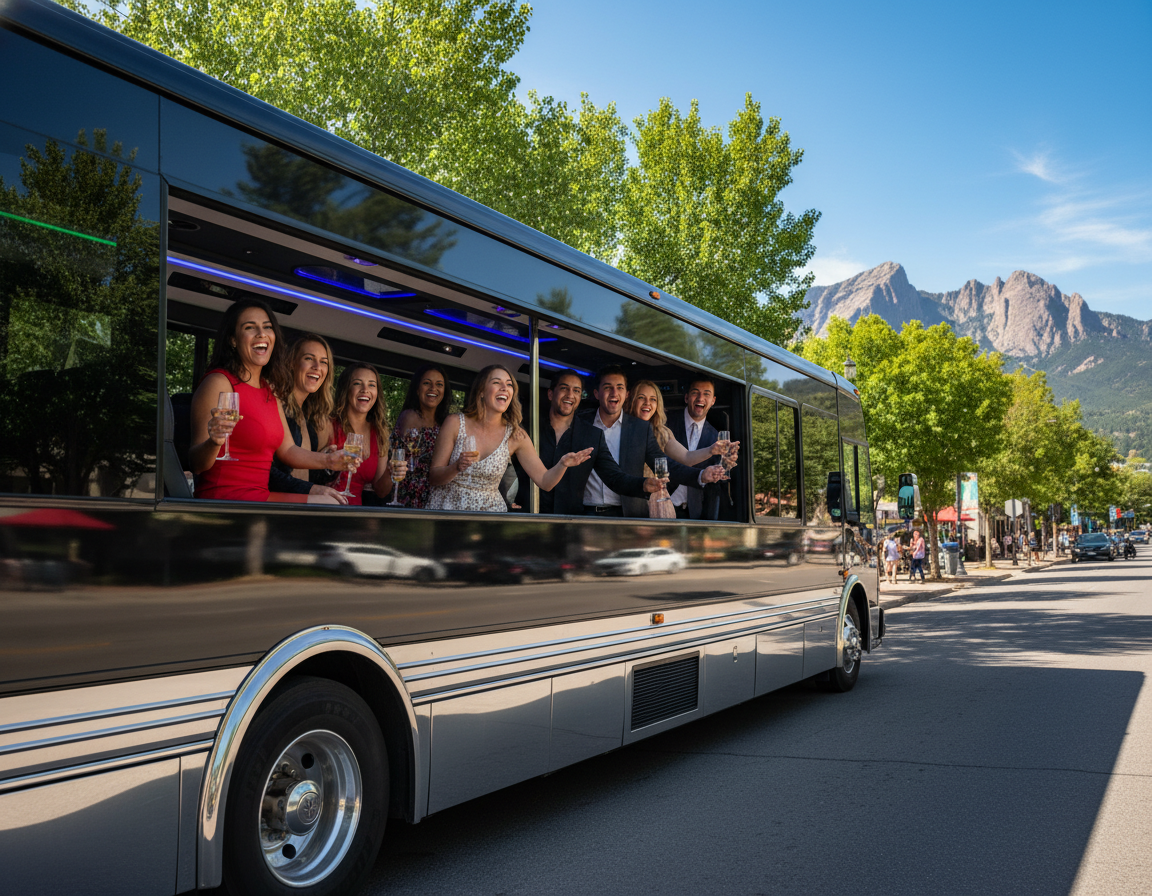 Thornton party bus and bus charter