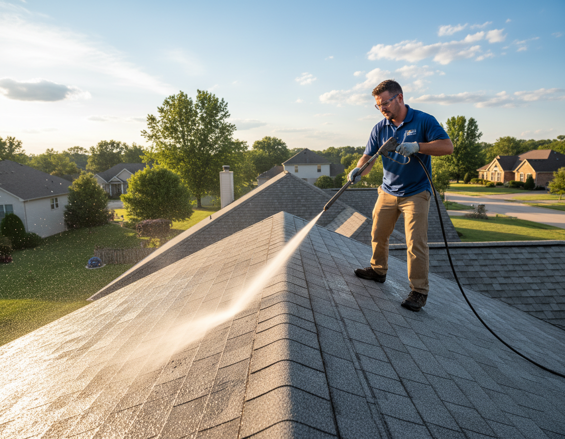 Roof Cleaning In Hilliard